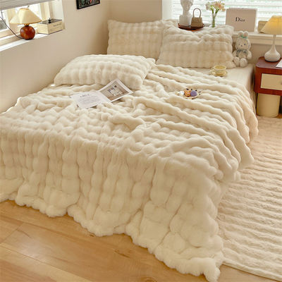 Couverture chaude d'automne et d'hiver épaissie Couverture de sieste 200x230 cm pour les nuits de détente