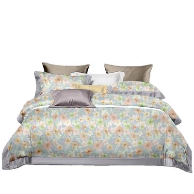 Couleur personnalisée 3D Imprimé numérique Lit de chambre Lit de lit ensemble pour le style personnalisé