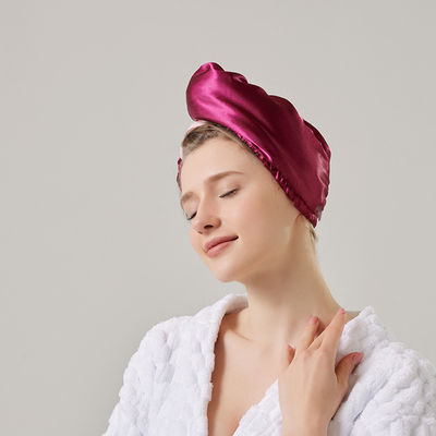 Casquette de douche en velours de corail pour femme super absorbant et épaissie
