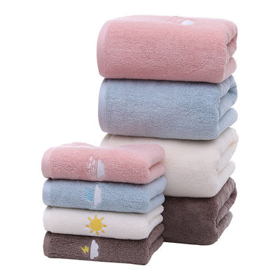 Accueil 80g Épaississement 32S coton satiné absorbant Petite serviette carrée pour cuisine réutilisable