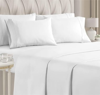 400TC Polyester de coton lit d'hôtel ensemble pour le mariage Four-piece Kit Exigences