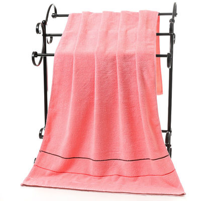 Ensemble de serviettes de bain à rayures de six couleurs en coton absorbant épais durable