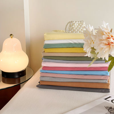 Coton pur 60S 200TC, couverture de lit de couleur solide 133*72