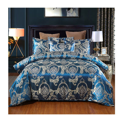 Oeko-tex Certified Europe Style Jacquard Satin Silk Comfort Sets pour la literie des hôtels