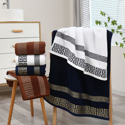 Finition 100% coton toilette personnalisée Logo hôtel piscine Voyage Couleur solide cadeau parfait