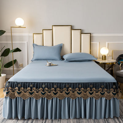 Améliorez votre jeu de lit avec ce lit de taille reine 3 kg en tissu 100% polyester
