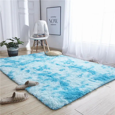 Couleur islamique moderne mixte Polyester Chambre à coucher chauve Tapis décoratif pour la maison commerciale