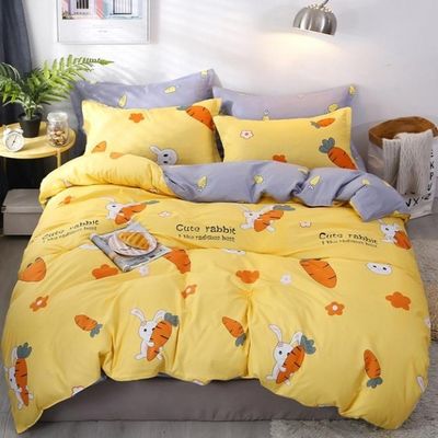 Taille personnalisée Grade A Couverture de couette de velours d'hiver Ensemble de draps de luxe pour literie moderne