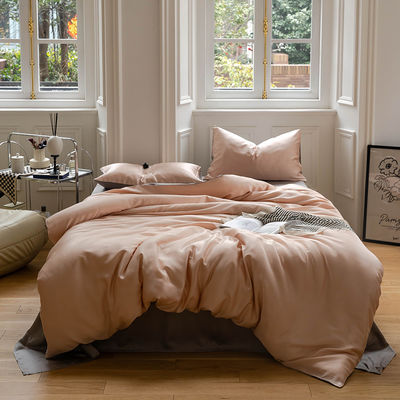 Résistance à la couleur Grade 4 Pcs 100% Tencel Fibre Lit Set pour l' hôtel