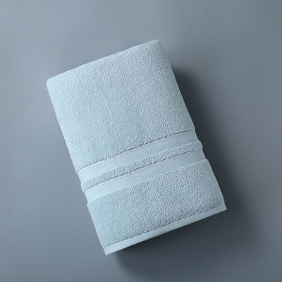 Ensemble de serviettes de bain à haute absorption de luxe avec un motif rayé épais avec un design en carreaux