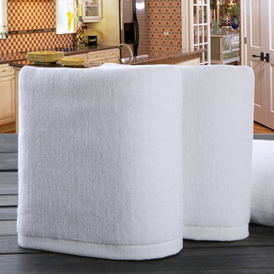serviettes d'hôtel 70*140cm motif rayé Jacquard serviette de bain en microfibre avec logo OEM