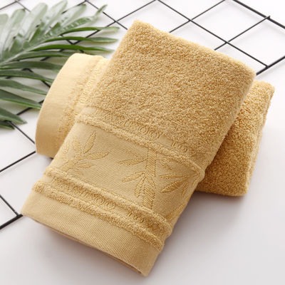 Servette en fibre de bambou chaude en jacquard 25*50 cm pour le nettoyage ménager doux et absorbant