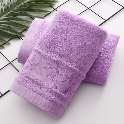Servette en fibre de bambou chaude en jacquard 25*50 cm pour le nettoyage ménager doux et absorbant