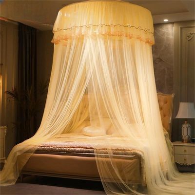 Protégez votre sommeil avec notre moustiquaire de plafond de dôme de 1,5/1,8/2m Taille du lit Couleur verte