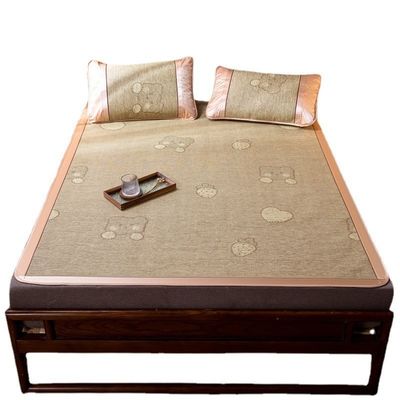 Restez au frais et à l' aise cet été avec un tapis de rotin personnalisable en trois pièces