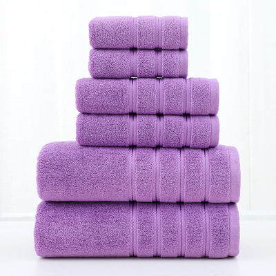 Logo personnalisé Hôtel serviette de bain ensemble 100% coton serviette de salle de bain durable pour la maison