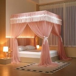 300tc comptez les fils magnifique coupole de dentelle moustiquaire pour les modèles de lit personnalisés