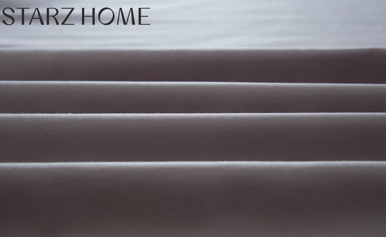 Couleur 100% coton bordures de lit d'hôtel avec construction perméable à l'air
