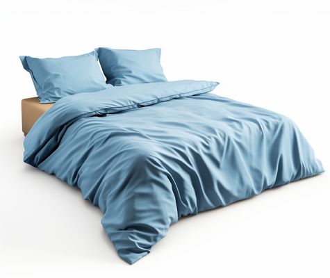 6 pièces de haute densité de lit en microfibre brossé de taille Queen King pour chambre à l' hôtel