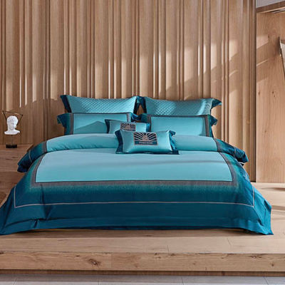Ensemble de draps en coton de dinde 4 pièces Ensemble tissé hypoallergénique Lit en microfibre brossé