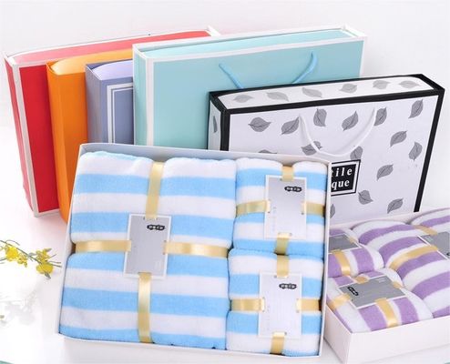 Ensemble de tissus en plastique en coton 3 en 1 serviette pour adultes