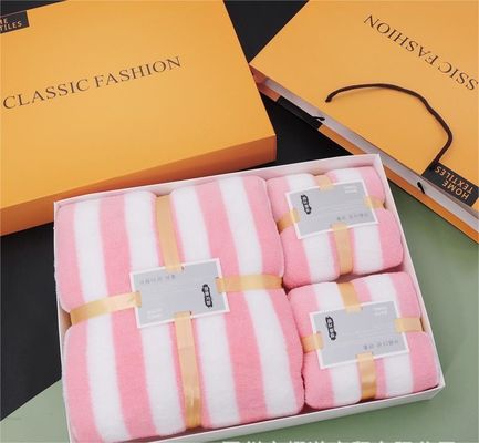 Ensemble de tissus en plastique en coton 3 en 1 serviette pour adultes