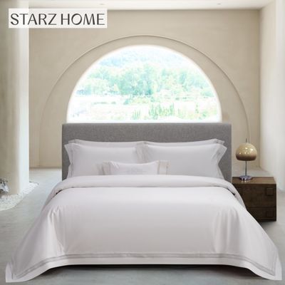 Hôtel 3-4kg Jacquard coton lit ensemble avec 100% coton coussinet et texture douce