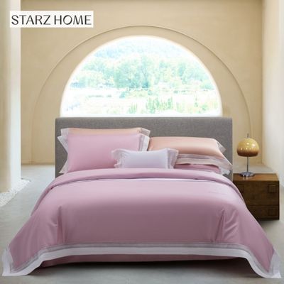 Hôtel 3-4kg Jacquard coton lit ensemble avec 100% coton coussinet et texture douce