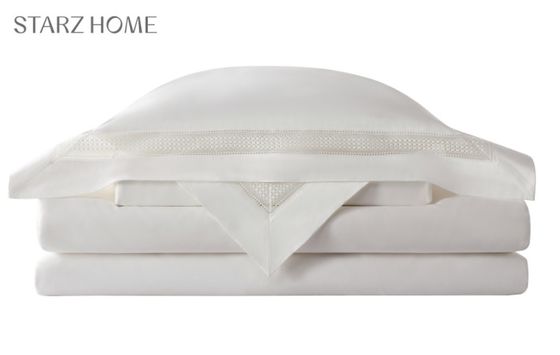 Hôtel 3-4kg Jacquard coton lit ensemble avec 100% coton coussinet et texture douce