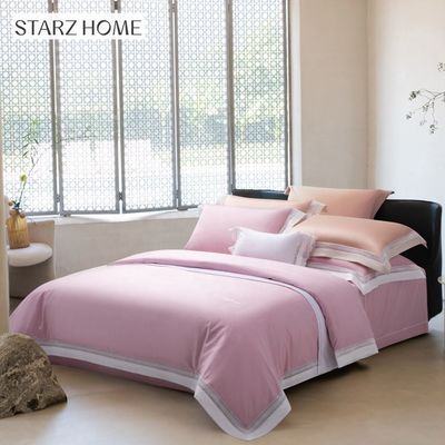 Hôtel 3-4kg Jacquard coton lit ensemble avec 100% coton coussinet et texture douce