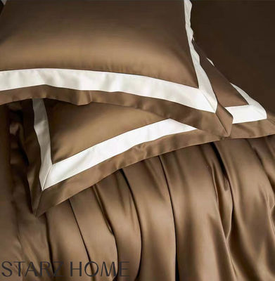 Ensemble de literie en coton 100% couverture de couette et drap de lit pour les hôtels de luxe 5 étoiles