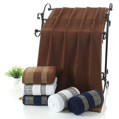 3 kg de broderie d'hôtel de luxe sur mesure épaisse super douce salle de bains 100% coton