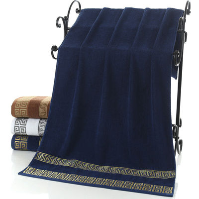 3 kg de broderie d'hôtel de luxe sur mesure épaisse super douce salle de bains 100% coton