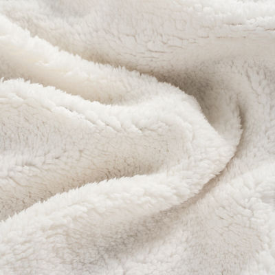 Couverture réversible en polyester tricoté de 200x230 cm pour textile domestique