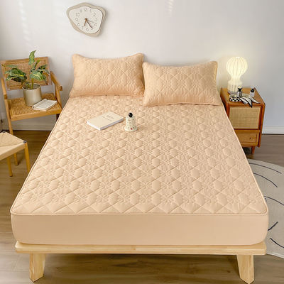 La mode Lavé en coton Comfort Set Protecteur de matelas pour jumeaux Full King Queen Taille