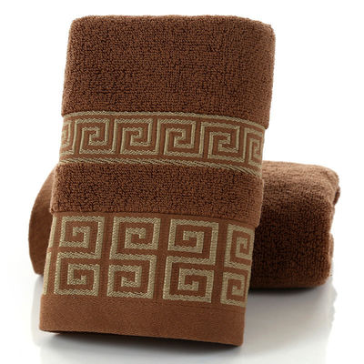 Hôtel de luxe broderies personnalisées épaisses super douces salle de bain 100% coton