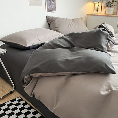2 coussins pour oreillers Normes nationales Résistance à la couleur Grade 2024 Couette de coton Ensemble complet