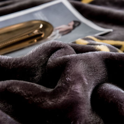 Couvertures de lit à motifs brossés et moelleux pour l'hiver