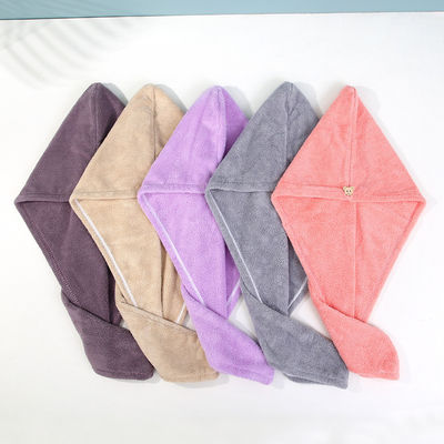 Accueil Hôtel Spa Bouchon de douche en microfibre pour la promotion des serviettes pour cheveux secs