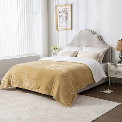 Légère Flannel Marine Vêtement Lit Couverture Cozy Plush Microfiber Comfort Set