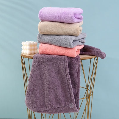 Accueil Hôtel Spa Bouchon de douche en microfibre pour la promotion des serviettes pour cheveux secs