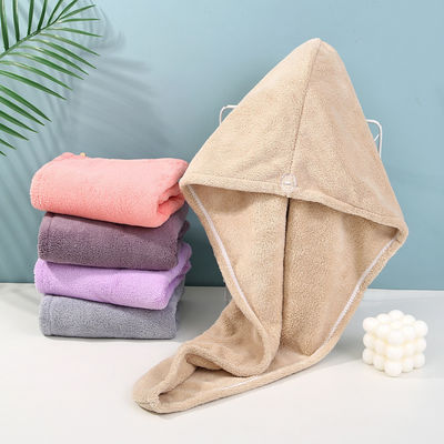 Accueil Hôtel Spa Bouchon de douche en microfibre pour la promotion des serviettes pour cheveux secs