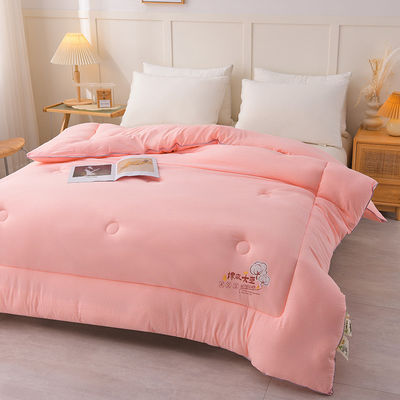 Couverture en polyester durable mélange de lin de coton double pour le printemps et l'automne Hôtel d'hiver