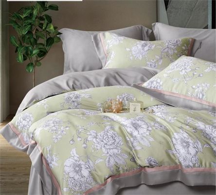 Modèle sans fin de type 300tc compteur de fils draps en fleurs imprimés 100% coton