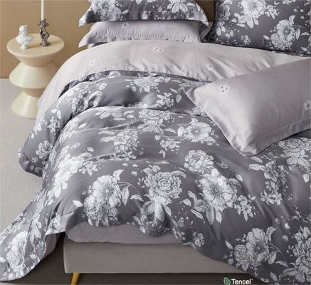 Modèle sans fin de type 300tc compteur de fils draps en fleurs imprimés 100% coton