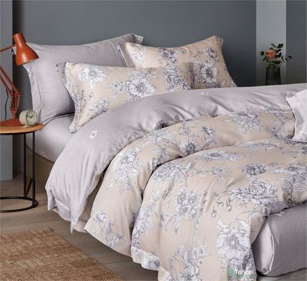 Modèle sans fin de type 300tc compteur de fils draps en fleurs imprimés 100% coton
