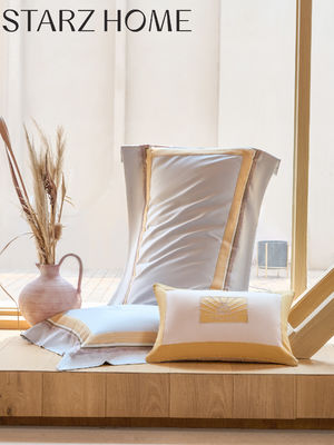 Des ensembles de literie en patchwork en coton Pima dans un style de design moderne de luxe