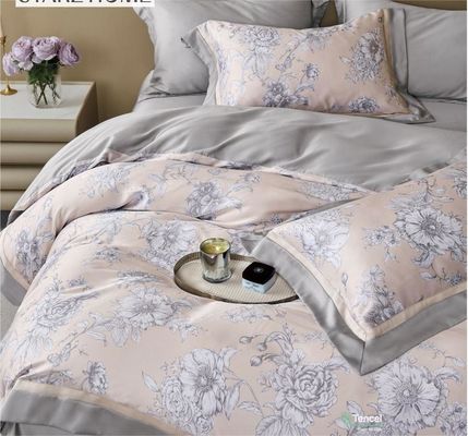 Modèle sans fin de type 300tc compteur de fils draps en fleurs imprimés 100% coton