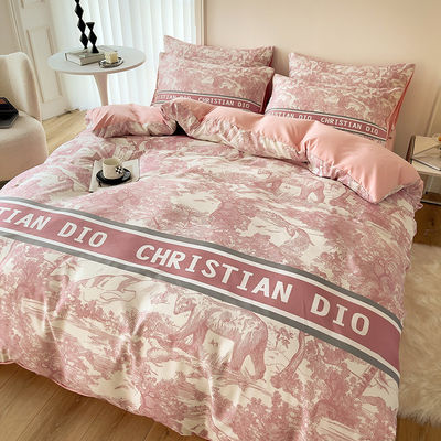 Couverture de lit 100% polyester 3D imprimé Lit de luxe draps de lit style moderne