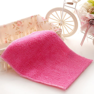 Servette de nettoyage de cuisine en microfibre rectangulaire avec tissu à petites rayures et logo du client